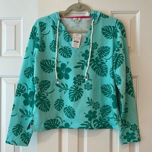 JCREW Printed V-neck hoodie SIZE Small